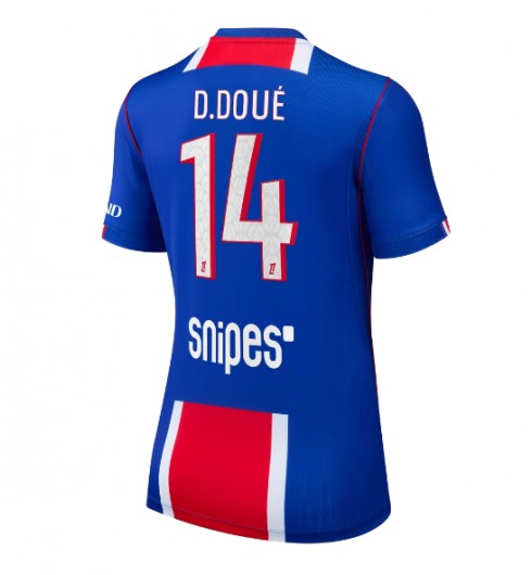 Paris Saint-Germain Desire Doue #14 Domácí Dres pro Dámské 2026-27 Krátký Rukáv Paris Saint-Germain Desire Doue #14 Domácí Dres pro Dámské 2026-27 Krátký Rukáv